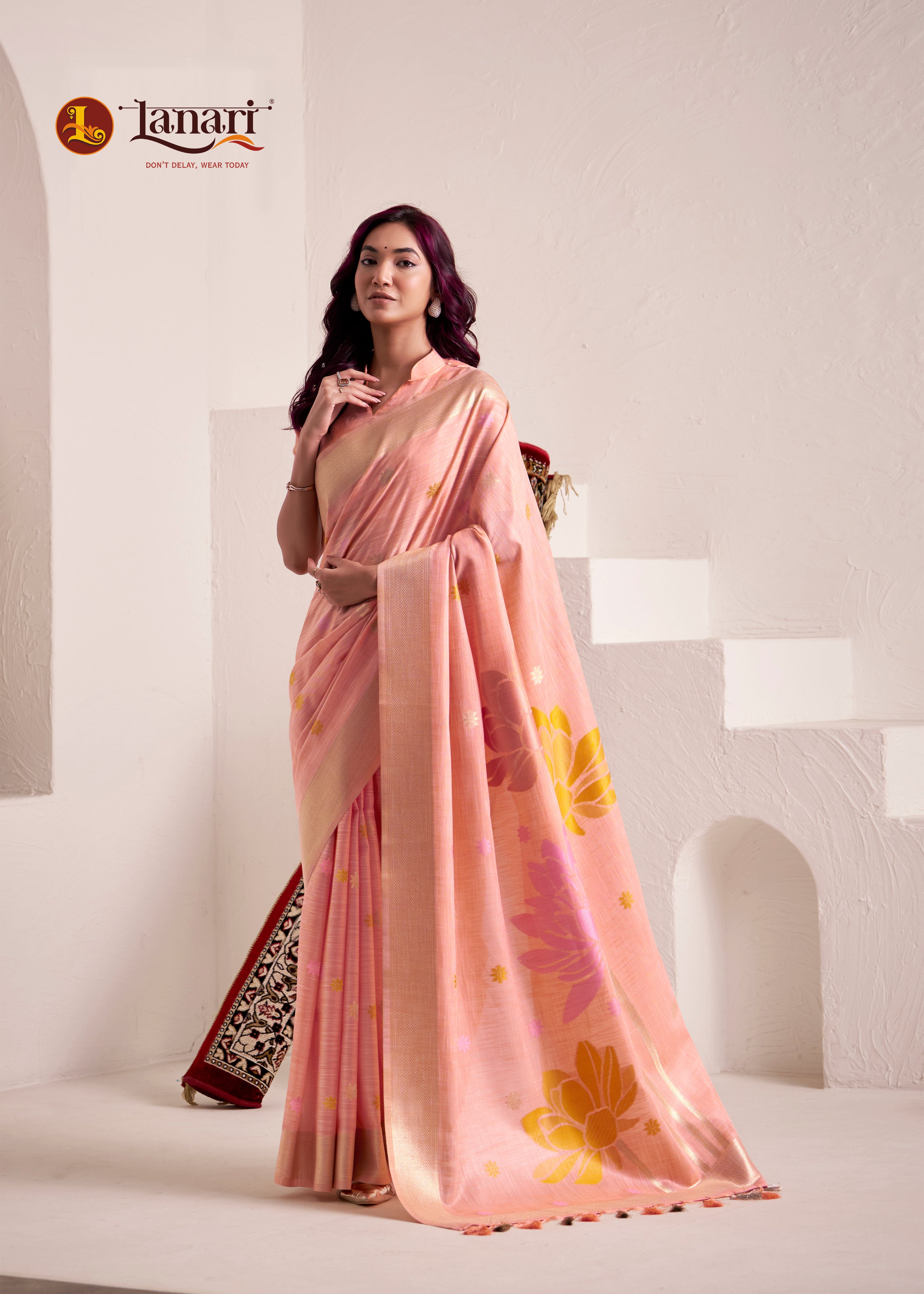 Lanari Dinamic Silk Saree