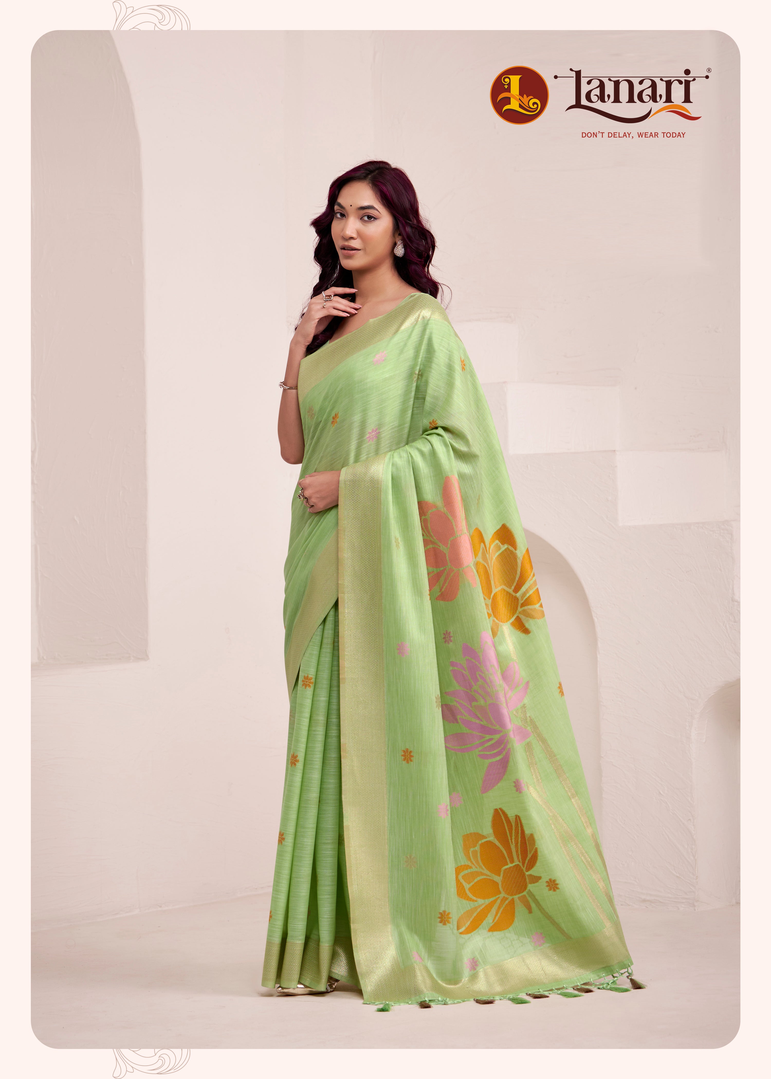 Lanari Dinamic Silk Saree