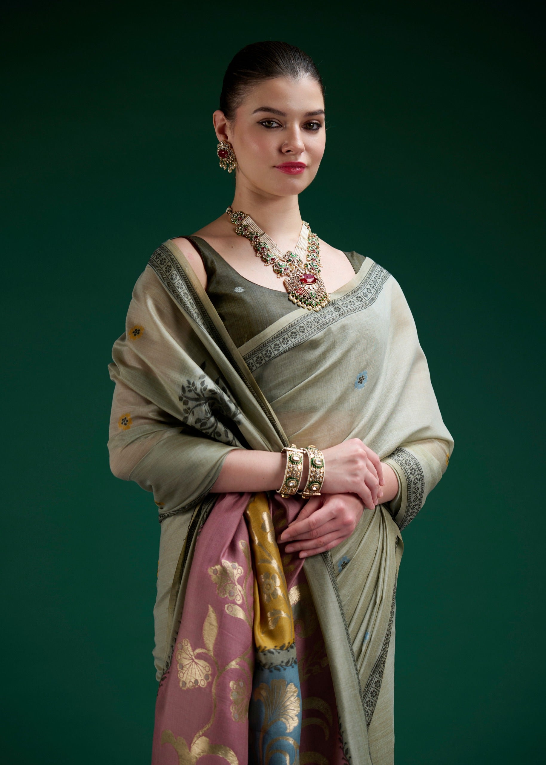 Jamdani Cotton Saree