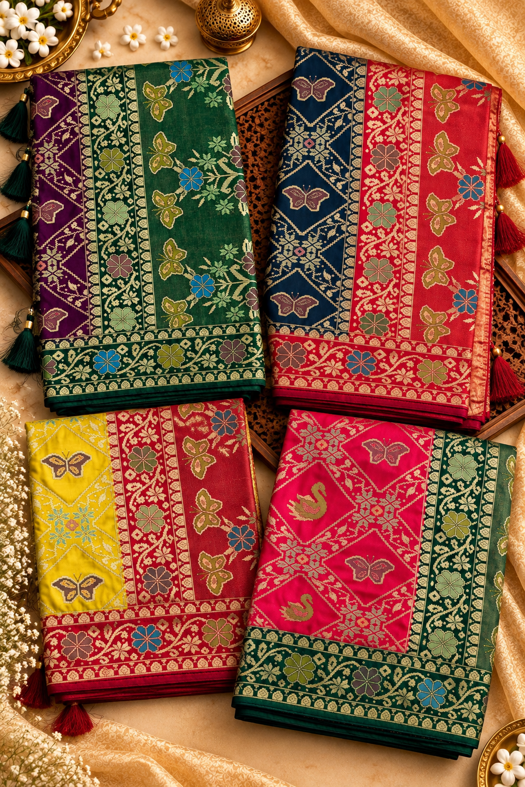 Traditional Daisywing Designer Saree with Rich Border